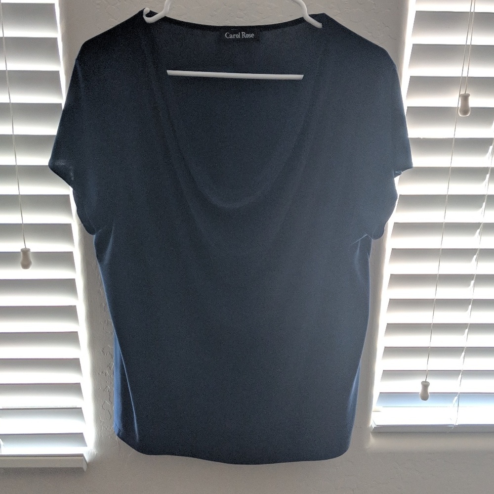 ❇️Carol Rose - Navy Blue Cowl Neck Blouse ❇️
